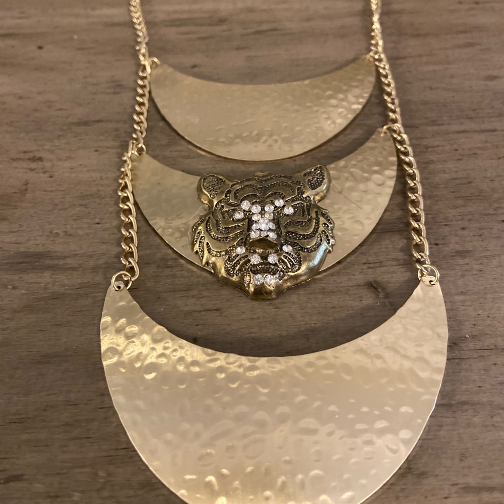 Vintage tiger necklace.